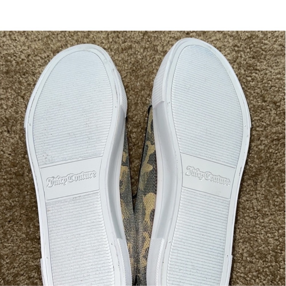 Juicy Couture Women’s Fashion Sneaker Gold Studded Camo. Size 9M - Picture 8 of 9